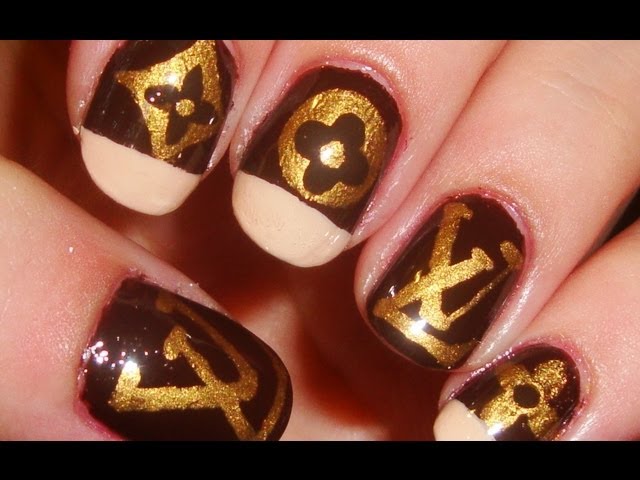 Designer Series: Louis Vuitton Inspired Nail Art