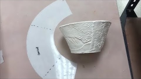 How to Make a Conical Pattern or Template for Slab Forming in Clay