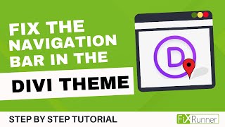 How To Fix The Navigation Bar Using Divi Theme