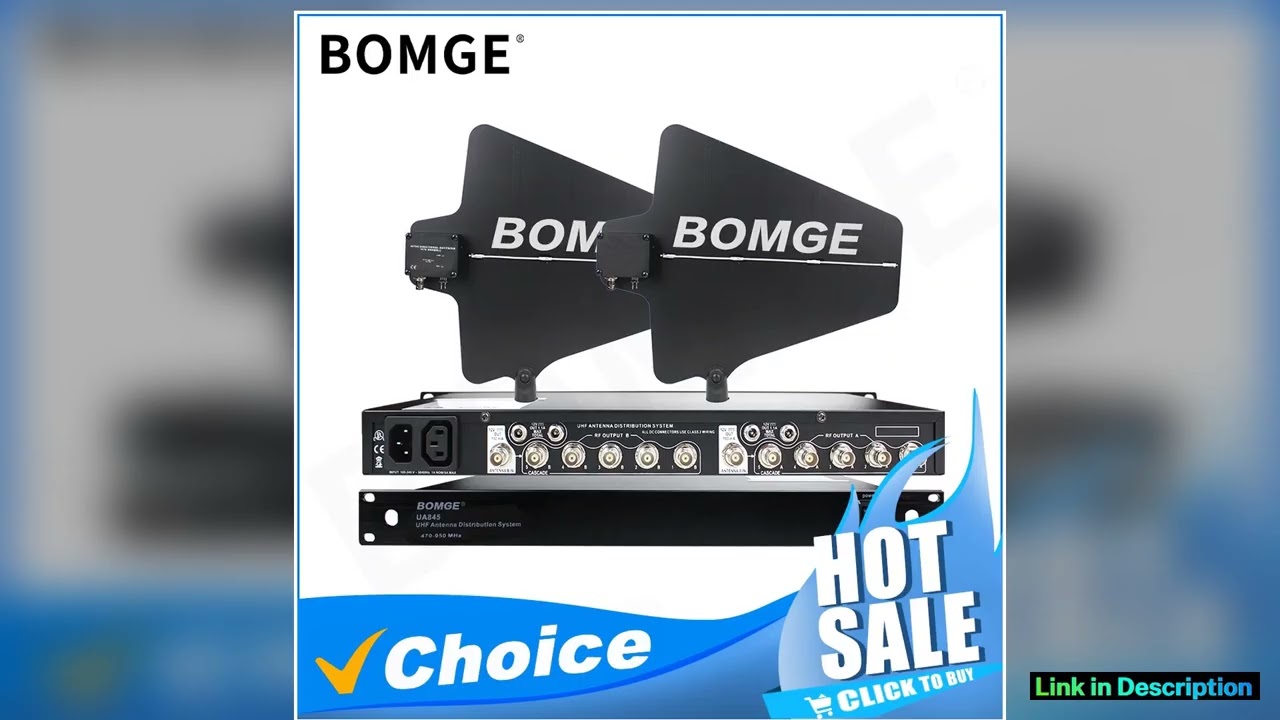 BAM844 844 844LC antenna amplifier 5 Channel Power Distributor System Super Wideband UHF 470952MHz