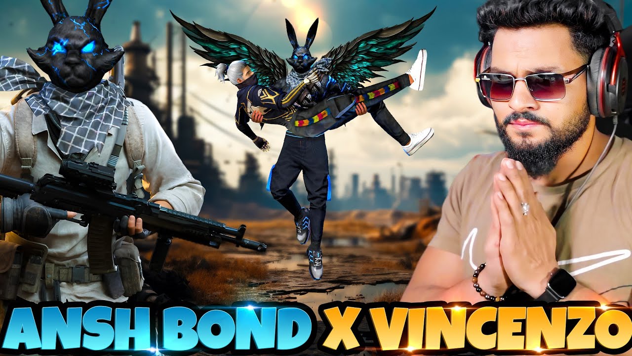 ANSH BOND X VINCENZO 🔥VS 3 Biggest Live Streamer  😱 in BR Rank Open Challenge आजा 1 Vs 50 में 😤