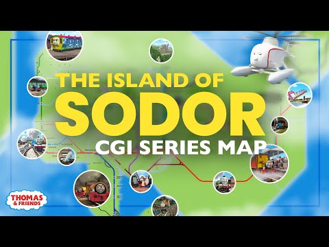 The Island of Sodor CGI Series Map! (Seasons 13-24) — Sodor Explained