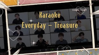 Karaoke Everyday - Treasure [Romanization Lyrics] ~ Teume Youart