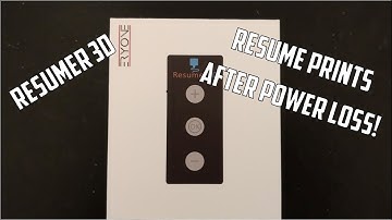 Resumer 3D - Power Loss Resume For Any 3D Printer!