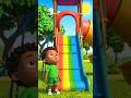 One Two Three | Learn Numbers | With Slide | YouTube Kids | Zozzy Toons Nursery Rhymes #kids #funny