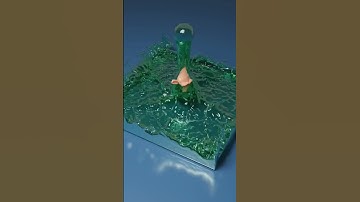 Water simulation animation created in blender #b3d #blendercommunity #cycles #shortsvideo #shorts