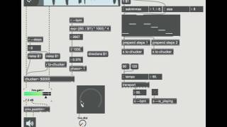 Max/MSP Audio slicing with chucker~ #1