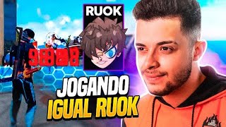 LIVE  RUOK FF ME RECONHECEU? 240 FPS - FREEFIRE AO VIVO VANQUILHA ft WEEDZAO