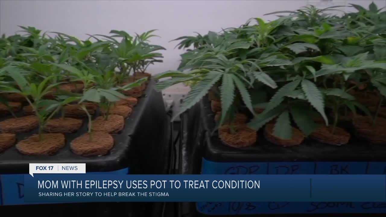 Mom with epilepsy uses pot to treat condition