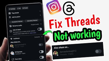 Fix Threads Reel Upload Problem | Threads Not Working or Showing | Reels Not Uploading Solution