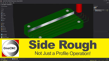 OneCNC CADCAM: You had no idea Side Roughing was this EASY!
