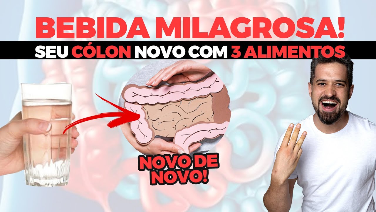 3 Alimentos Poderosos para Limpar seu Cólon e desinflamar | Dr Renato Silveira