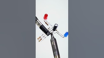 how to make flashing led circuit | electronics project #shorts