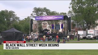 Black Wall Street Week begins in New Haven