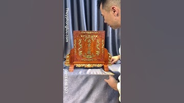 Bảng văn cửu huyền thất tổ gỗ hương