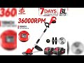 A must-have product! ONEVAN 36000RPM 4000W Brushless Electric Lawn Mower Cordless Grass Trimmer Fo