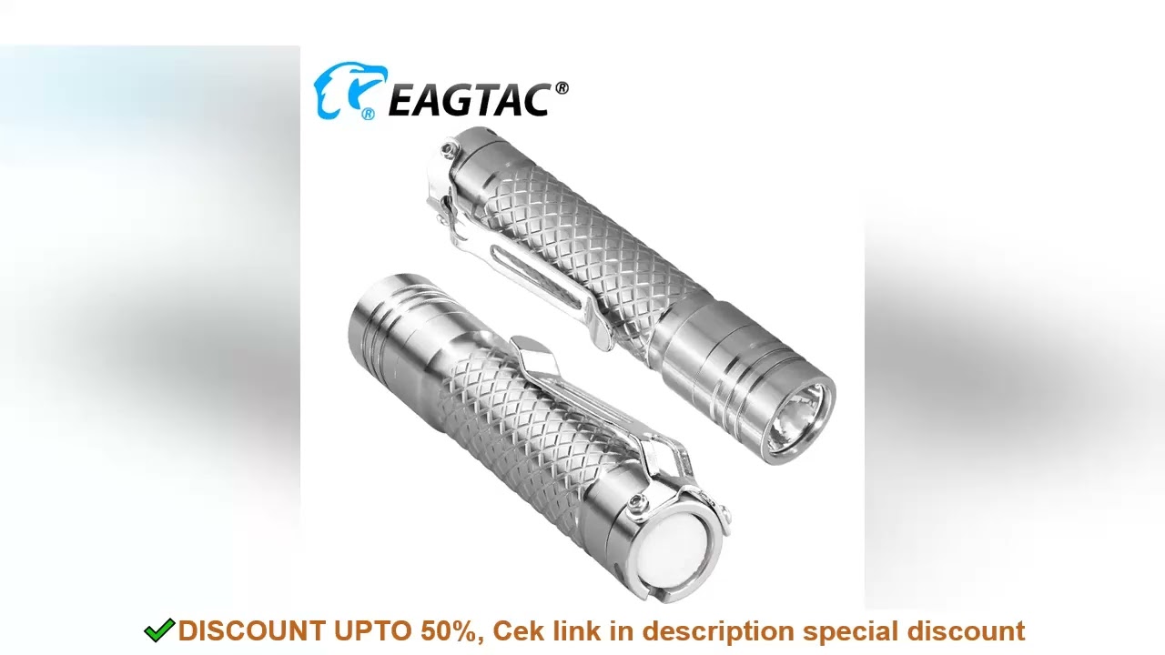 EAGTAC D3A TI XM-L2 Luminus SFT40 519A 4500K CRI93 SST20 4000K CRI95 LED Flashlight AA Battery EDC