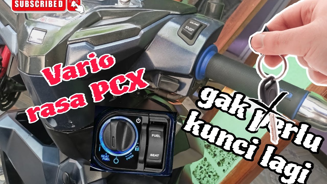 upgrade kunci kontak VARIO 150 OLD  PAKE keyless PCX 160 #pnp
