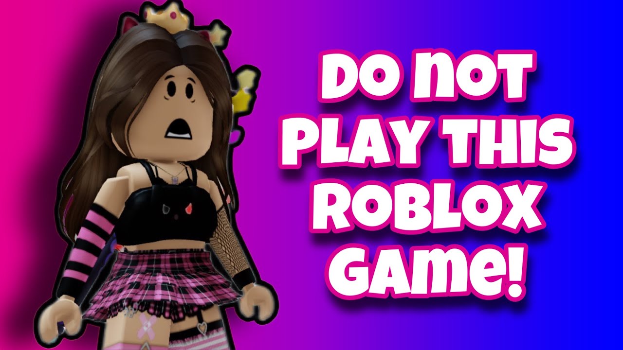 DO NOT PLAY THIS ROBLOX GAME YouTube 