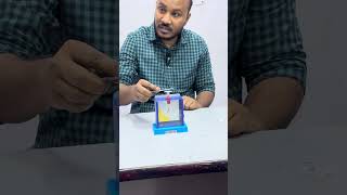 Gold leaf electroscope #experiment #charge particle