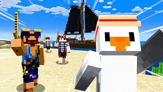 We made a PIRATE GAME in Minecraft!