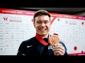 Brody Malone (USA) - Interview - 2021 World Championships - High Bar Final