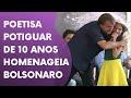 Bolsonaro recebe homenagem de criança potiguar em Oititica