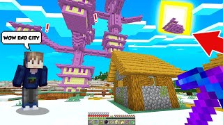 MINECRAFT TAPI BANGUNAN ADA DIMANA MANA!!!!