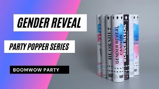 BOOMWOW GENDER REVEAL PARTY POPPER SERIES