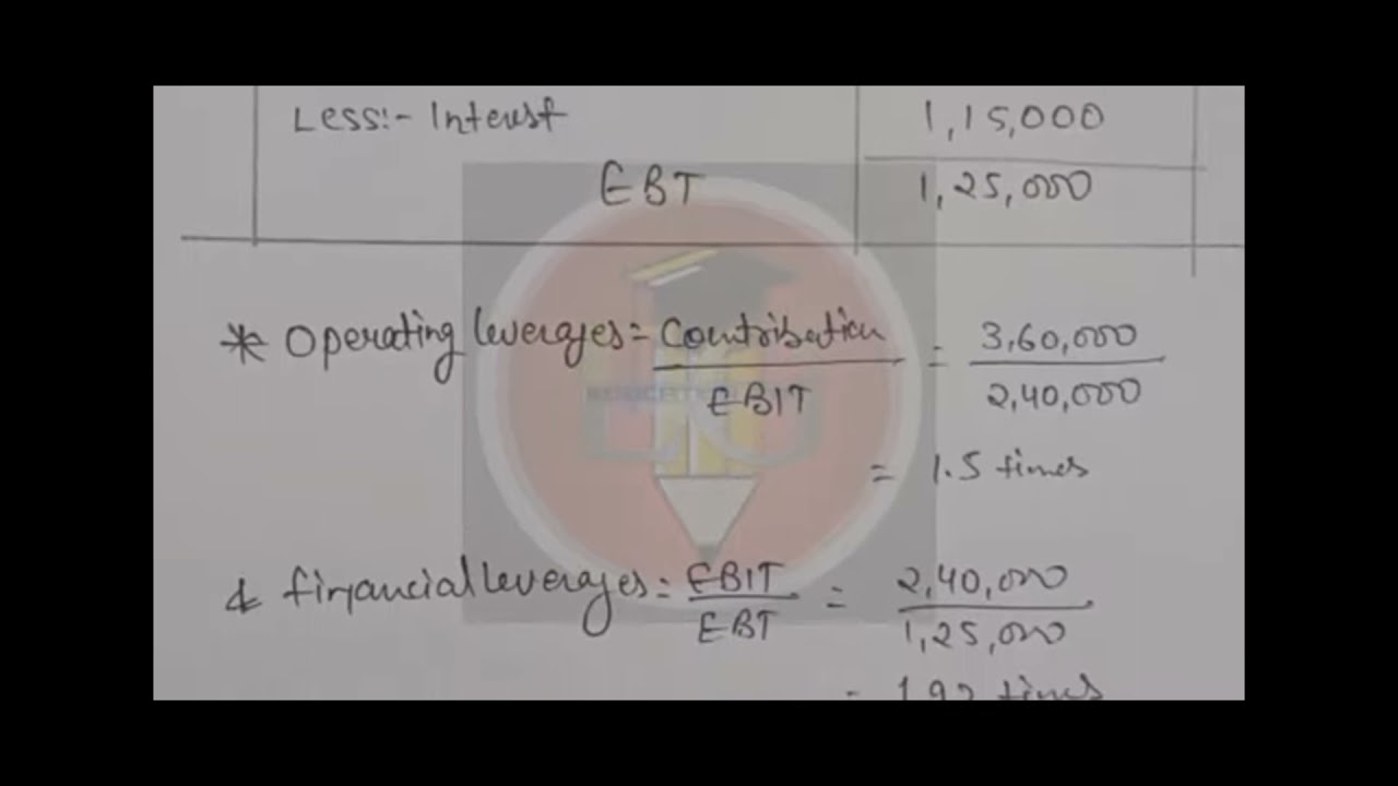4 ka b part from the following information calculate operating