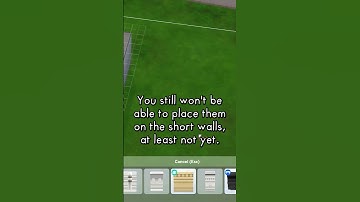 How to Place Friezes on Short Walls | Sims 4 Build Tip Tutorial #Shorts