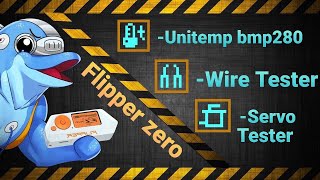 Flipper zero | Тест функций Servo tester, wire tester, bmp 280