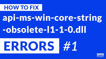 api-ms-win-core-string-obsolete-l1-1-0.dll Missing Error | Windows | 2020 | Fix #1