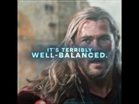 I never expected Loki to pick up the hammer at the end. #movie #foryou #edit #funny