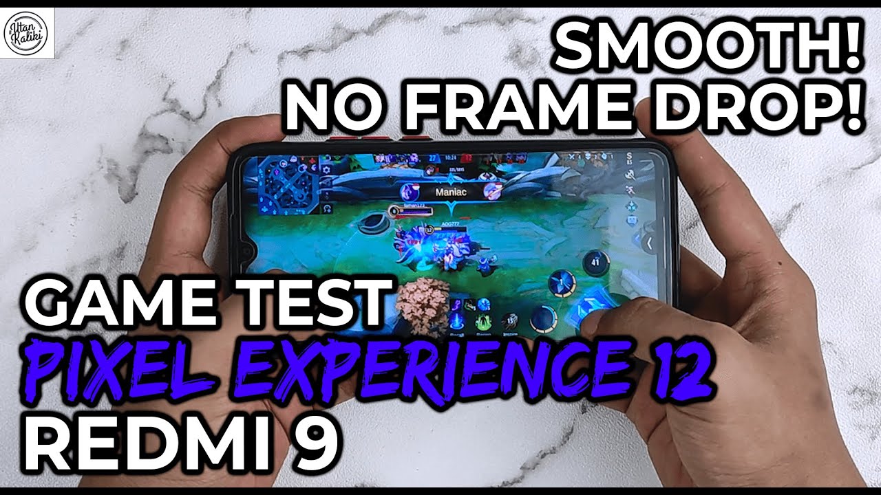 Game Test Custom Rom PIXEL EXPERIENCE ANDROID 12 Redmi 9 - Smooth No ...