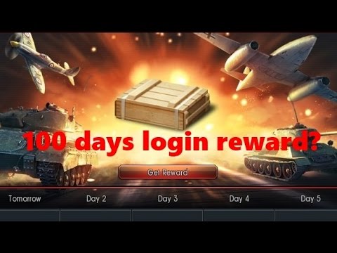 100 DAYS LOGIN REWARD - War Thunder