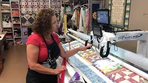 Quilting the last row