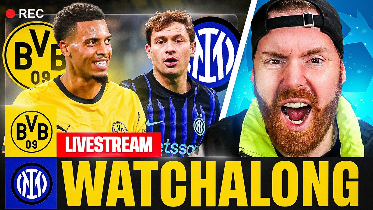 WATCHALONG | Borussia Dortmund – Inter Mailand 🔥 Alles auf dem Spiel! Achtelfinale oder Playoffs?