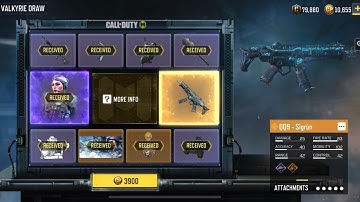 CODM Fallen Valkyrie Lucky Draw With Legendary QQ9 Sigrun!