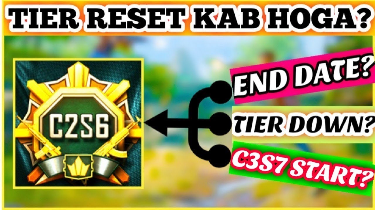 Tier Reset Kab Hoga ? | C2S6 Kab End Hoga ? | C3S7 Kab Aayega ? Official Timing Of Tier Reset