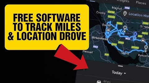 Free tracking software to record miles drove & locations visited using Google Maps | Track mileage