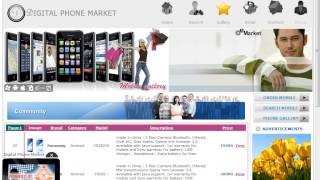 web site for mobile phone shop screenshot 5