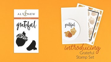 Altenew Stamps Intro - Grateful