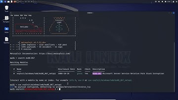 Exploiting Windows XP MS08 067 with Metasploit
