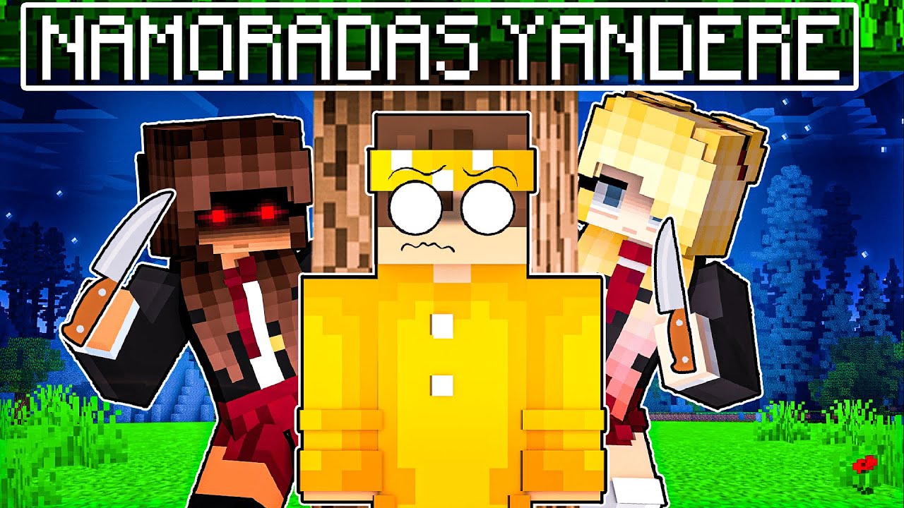 ALEX MONTE tem NAMORADAS YANDERE no Minecraft
