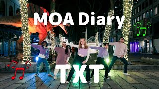 [KPOP IN PUBLIC] TOMORROW X TOGETHER (투모로우바이투게더) - MOA Diary (Dubaddu Wari Wari) | Cover by BU miXx