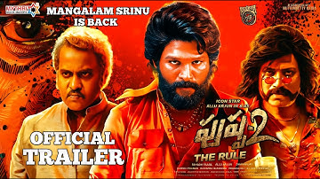 PUSHPA 2 THE RULE - SUNIL INTRO FIRST LOOK TEASER|PUSHPA 2 OFFICIAL TRAILER|ALLU ARJUN|RASHMIKA|DSP