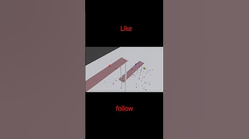 Blender Physics Simulation | Falling Cubes & Golden Ball Satisfying Animation