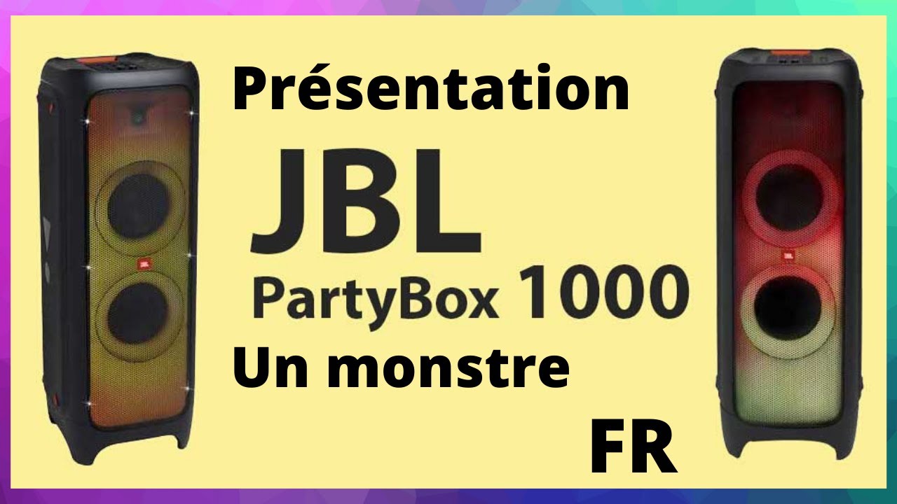 Test de la JBL PartyBox 1000, Une Enceinte de soirée : Avis 2023