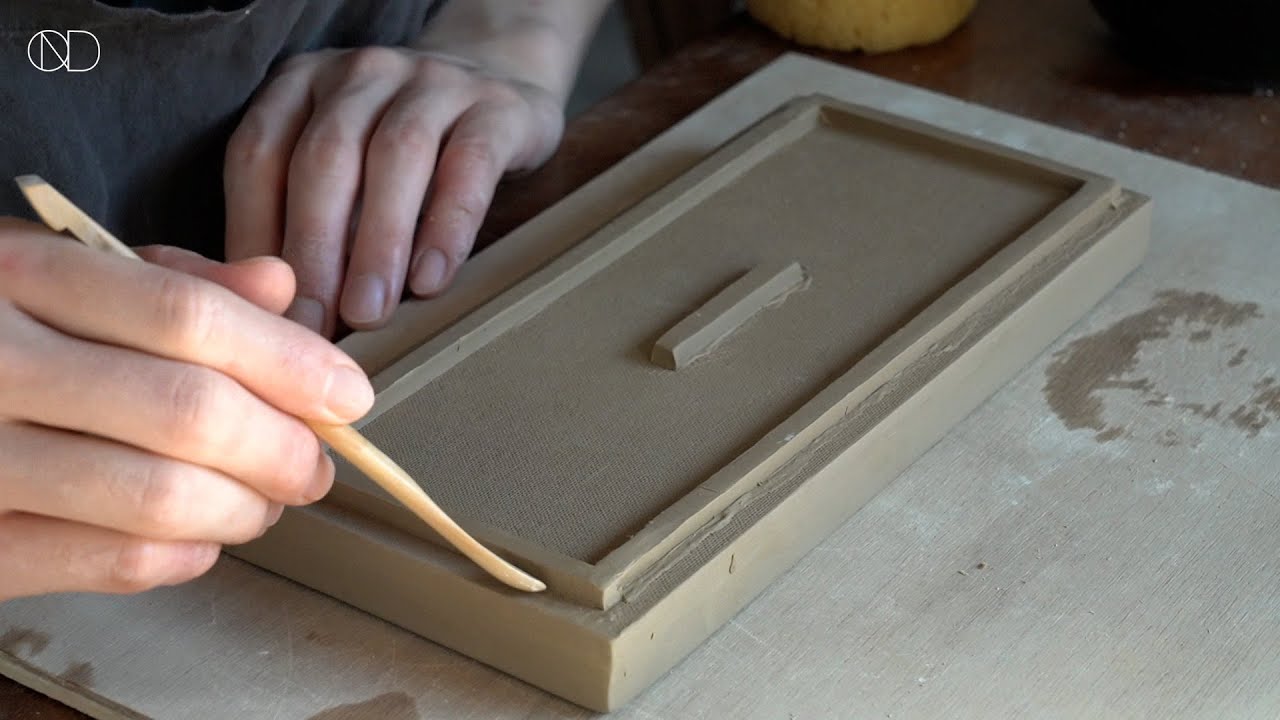 판작으로 만드는 도자기 사각접시 : Making a ceramic rectangle tray [ONDO STUDIO]